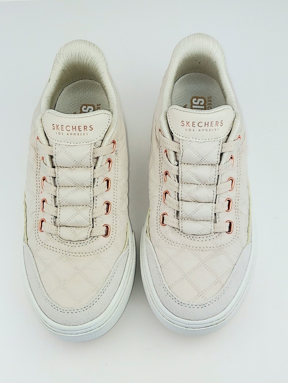 Skechers Slip-Ins Arch Fit Arcade Sneakers Off-White 7.5 - Picture 10 of 14